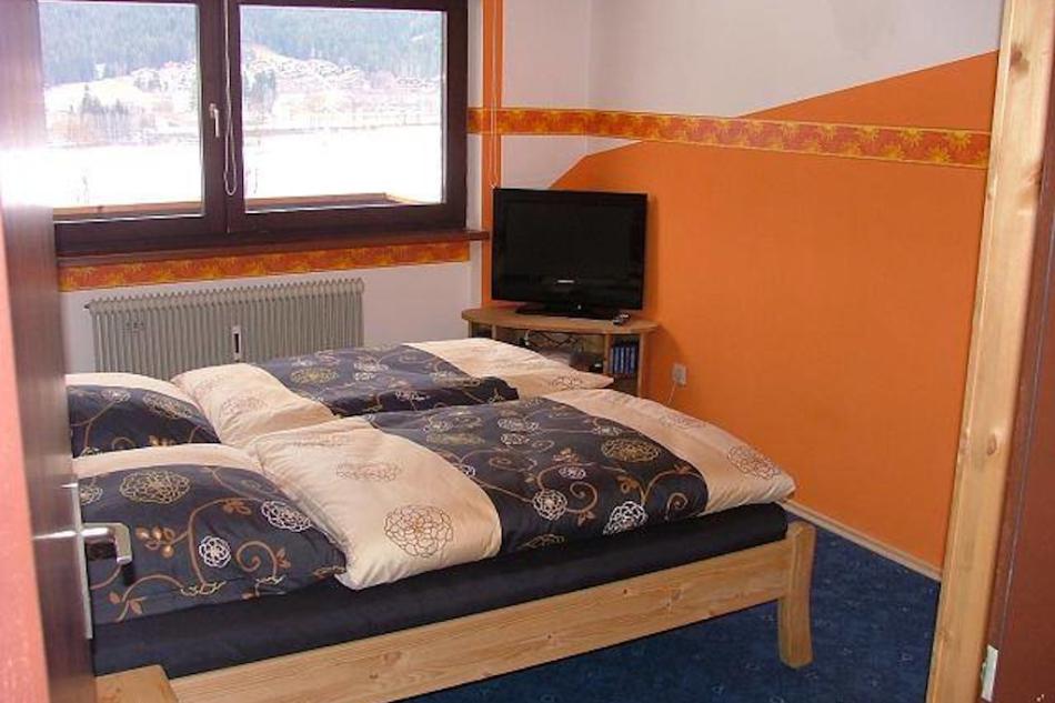 Schlafzimmer 2 mit Panoramablick zum Wilden-Kaiser Gebirge